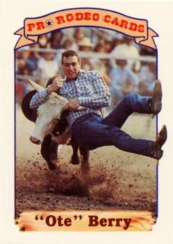 1991 Rodeo America Set A #12 Ote Berry Front